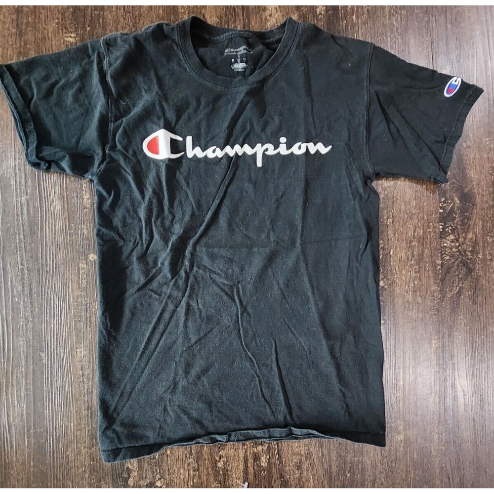 Champion Authentic Athleticwear T-Shirt Size S Black Men's Small